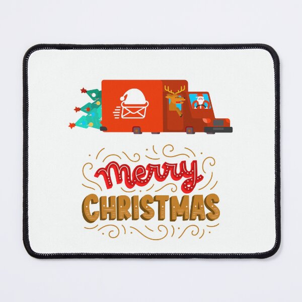 Item preview, Christmas Elf Riding Monster Truck designed and sold by BhavyaBathla.