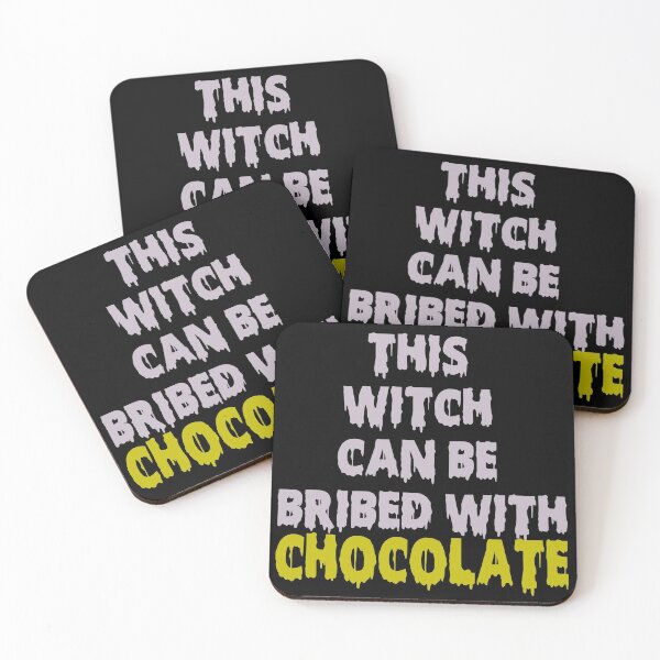 Item preview, This witch can be bribed with chocolate Halloween designed and sold by funnyhalloween.