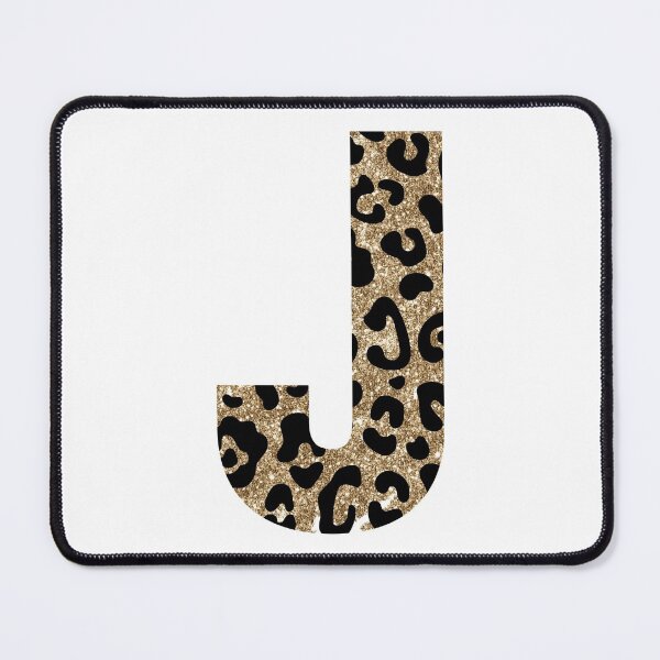 Item preview, Leopard Print Letter J Glitter Metallic Sparkle Glitter designed and sold by brookemiller801.
