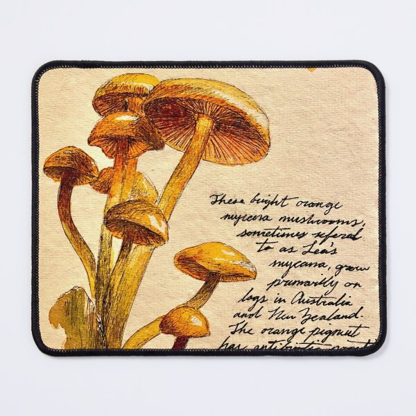 Item preview, Orange Mycena Mushrooms designed and sold by Nicole Procter.