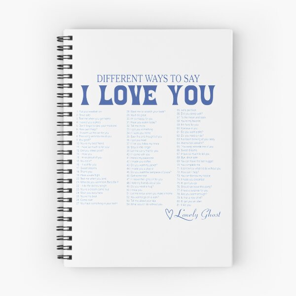 Item preview, Different Ways To Say I Love You| Perfect Gift designed and sold by Nam Pham.
