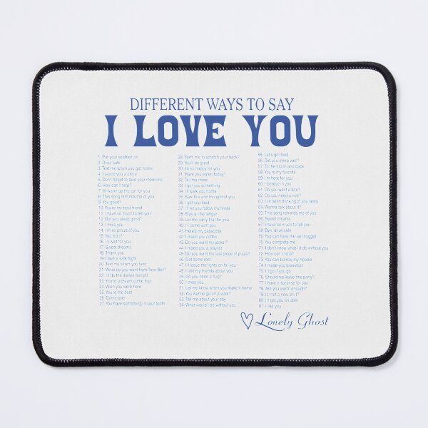 Item preview, Different Ways To Say I Love You| Perfect Gift designed and sold by Nam Pham.