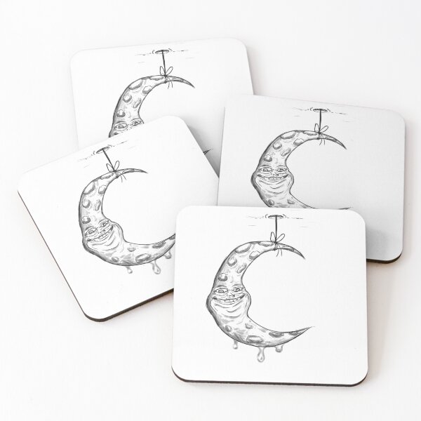 Item preview, Moonie :) Creepy Crescent Moon designed and sold by Aardboi.