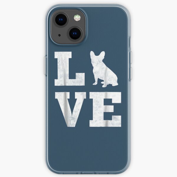 Love French Bulldog Shirt Frenchie iPhone Soft Case