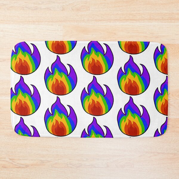 Item preview, Rainbow Flame designed and sold by CalliesArt.