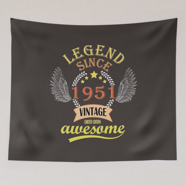 Item preview, Legend Since 1951 Limited Edition | Vintage Gift for 71th Birthday designed and sold by JooArtPrints  ★★★★★.