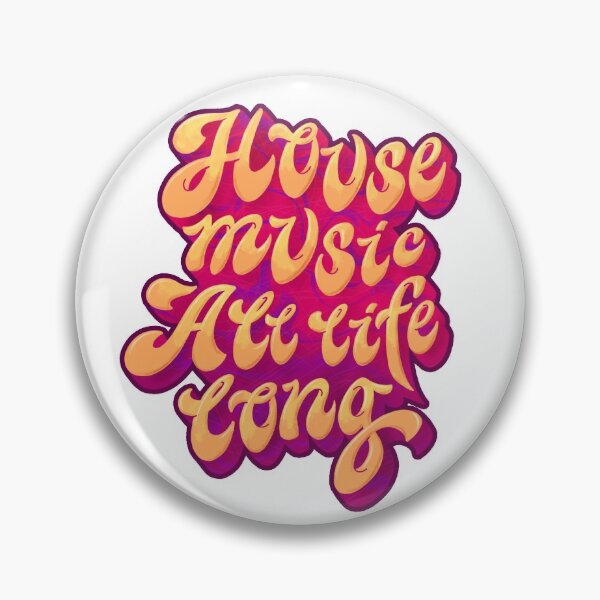 Aperçu de l'œuvre La musique house tout au long de la vie créée et vendue par Good Word A Day.