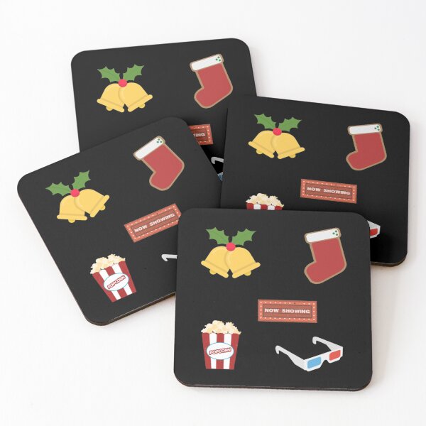 Item preview, I Just Wanna Watch Christmas Movies Pattern Lazy Sticker designed and sold by chisonba.