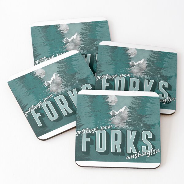 Item preview, Greetings from Forks Washington postcard twilight designed and sold by gracecotton99.