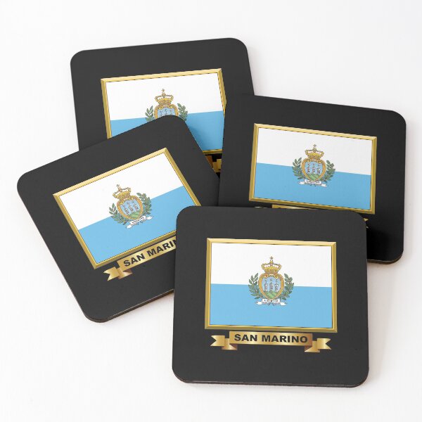 Item preview, SAN MARINO Flag Gifts, Masks, Stickers & Products (N) designed and sold by mpodger.