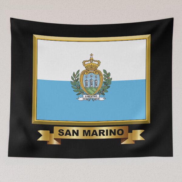 Item preview, SAN MARINO Flag Gifts, Masks, Stickers & Products (N) designed and sold by mpodger.