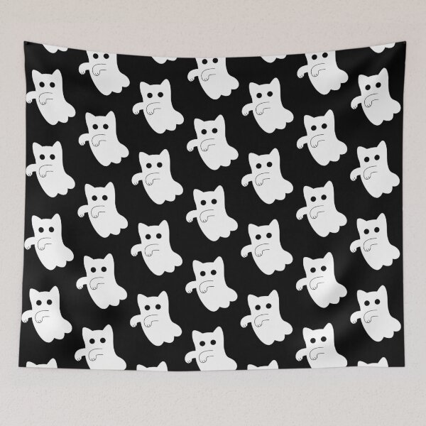 Item preview, Gato fantasma - Blanco | Regalo perfecto designed and sold by Nam Pham.