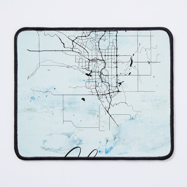 Item preview, Calgary - Canada Alpha Watercolor Map designed and sold by WatercolorMap.