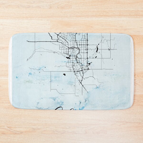 Item preview, Calgary - Canada Alpha Watercolor Map designed and sold by WatercolorMap.