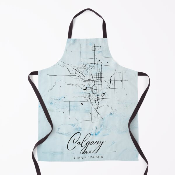 Item preview, Calgary - Canada Alpha Watercolor Map designed and sold by WatercolorMap.