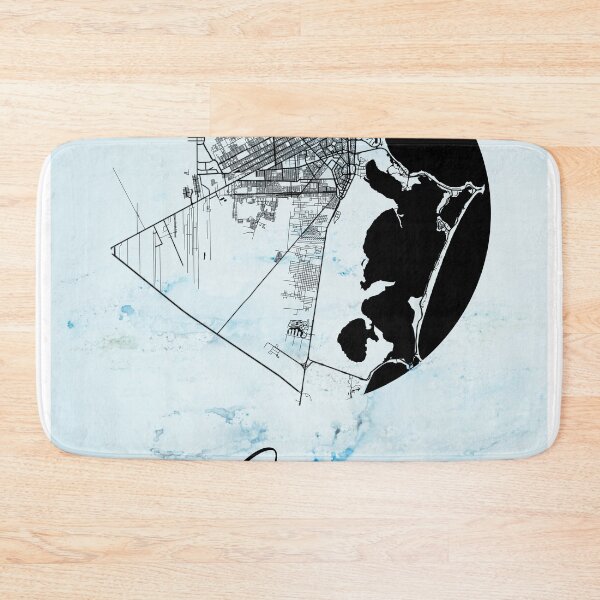 Item preview, Cancun - Mexico Alpha Watercolor Map designed and sold by WatercolorMap.