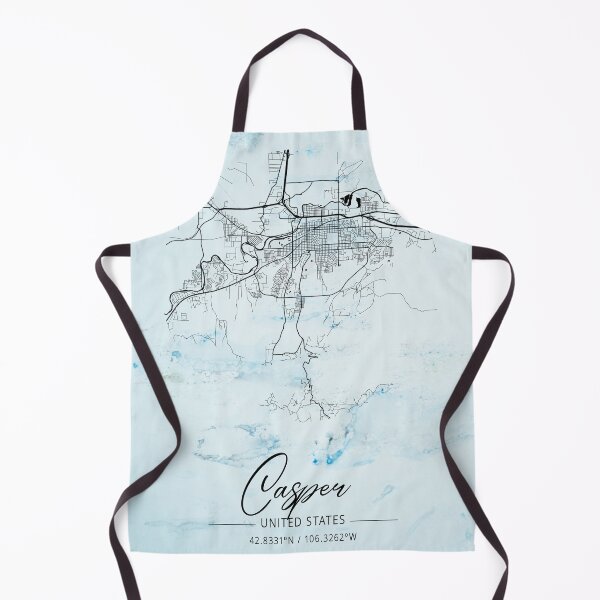 Item preview, Casper - United States Alpha Watercolor Map designed and sold by WatercolorMap.