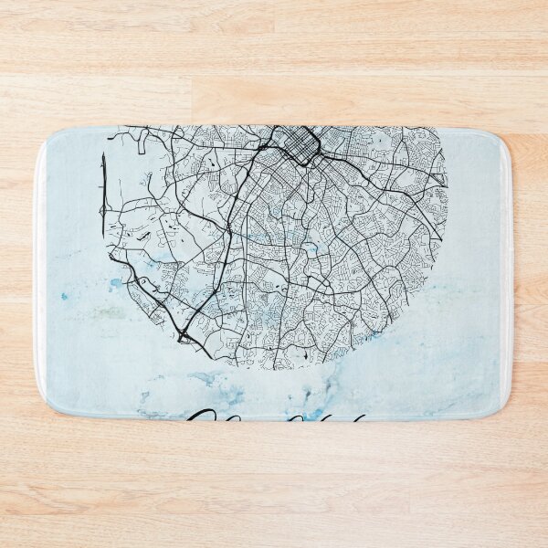 Item preview, Charlotte - North Carolina Alpha Watercolor Map designed and sold by WatercolorMap.