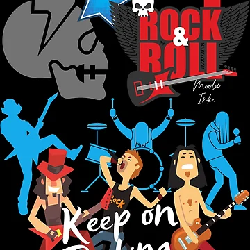 Vorschaubild zum Design Keep On Rocking-Merch von TopChoiceMerch