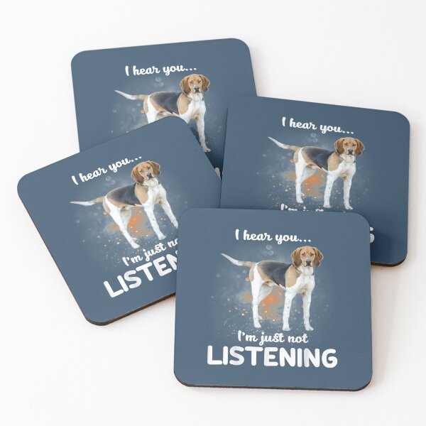 Item preview, Treeing Walker Coonhound listening T-Shirt designed and sold by LauraNeyJr.