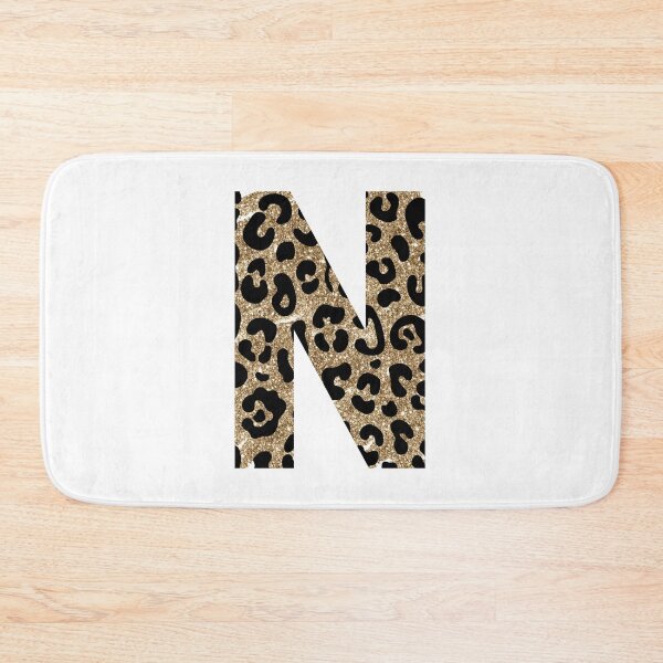 Item preview, Letter N Initial Monogram Leopard Print With Gold designed and sold by brookemiller801.