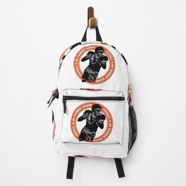 Item preview, Football Is My Favorite Season Word on Orange Circle designed and sold by Vasabi88.