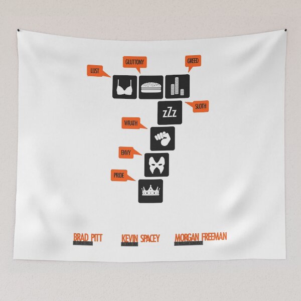 Item preview, The Hidden Mystery Behind Se7en Movie designed and sold by Se7enMovies.