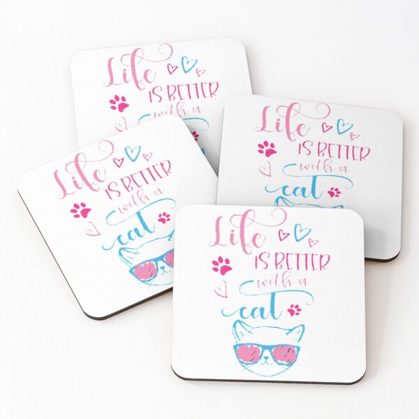 Item preview, LIFE IS BETTER WITH CAT designed and sold by Marakstore.