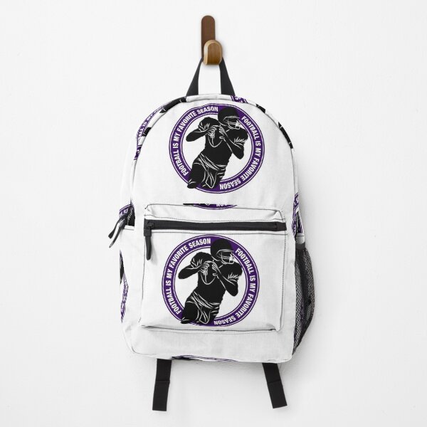 Item preview, Football Is My Favorite Season Word on Purple Circle designed and sold by Vasabi88.