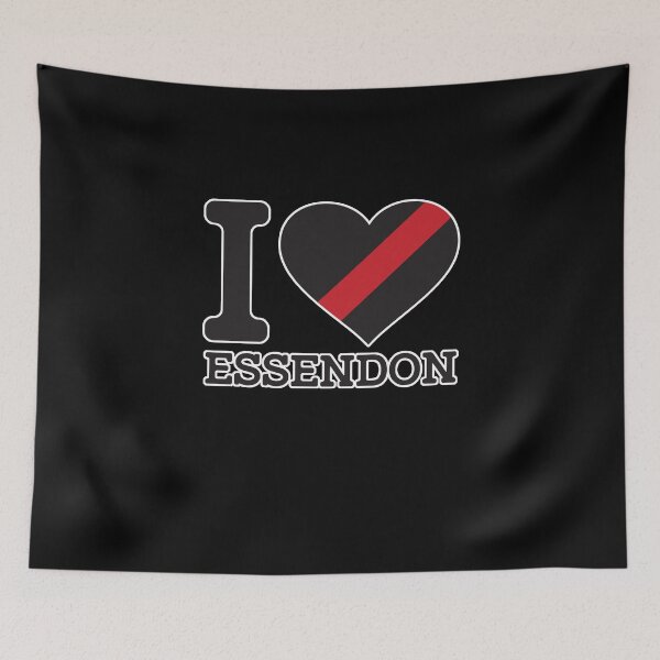 Item preview, “I love ESSENDON” Apparels, Merchandise, T Shirts, Leggings, Skirt, Mask, Apron, Eco Bag designed and sold by Ink Inc.