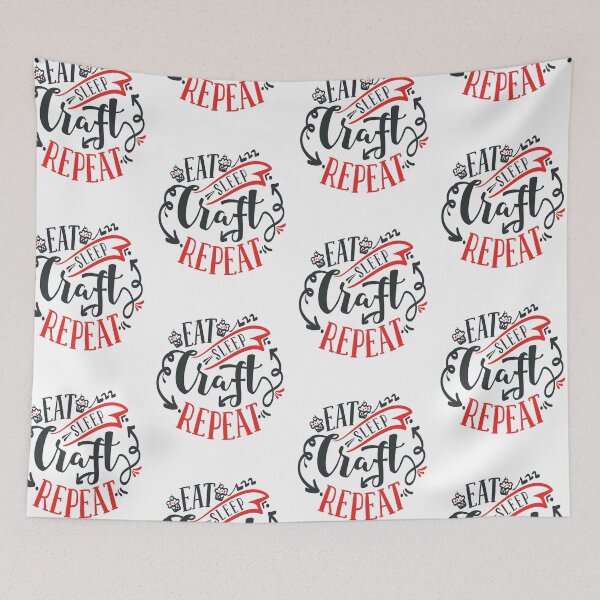 Item preview, Eat Sleep Craft Repeat designed and sold by FOX1999-Design.