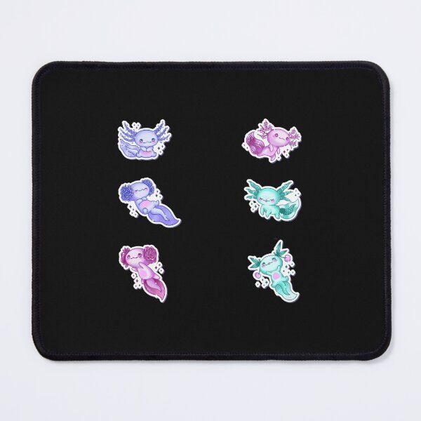 Item preview, Kawaii Axolotl Smiling  Pack  designed and sold by MyArtYourWorld.