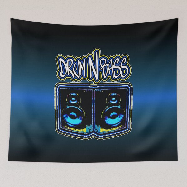 Item preview, Drum'n'Bass-Boombox-Blue designed and sold by Klaus Bremner (Autotelic Art).