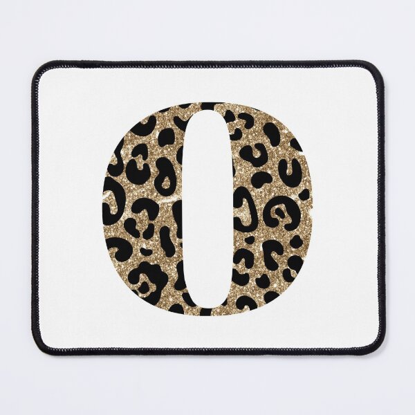 Item preview, The Letter O Animal Print Gold Glitter designed and sold by brookemiller801.