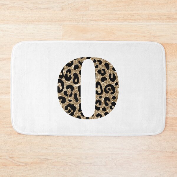 Item preview, The Letter O Animal Print Gold Glitter designed and sold by brookemiller801.