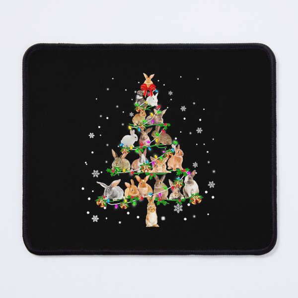 Item preview, Rabbit Christmas Tree Xmas Merry Gift Halloween Day, Thanksgiving, Christmas Day designed and sold by CeceliaColeman.