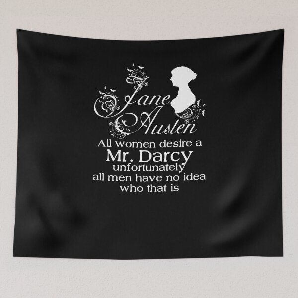 Item preview,  Funny Jane Austen Pride and Prejudice All Women Desire A Mr. Darcy designed and sold by TopTeeShop.