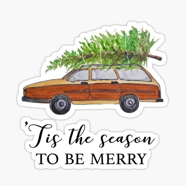 Christmas vacation, tis the season to be merry Sticker