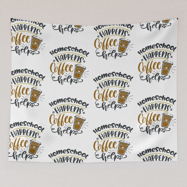Item preview, Homeshool Happens Coffee Helps designed and sold by FOX1999-Design.