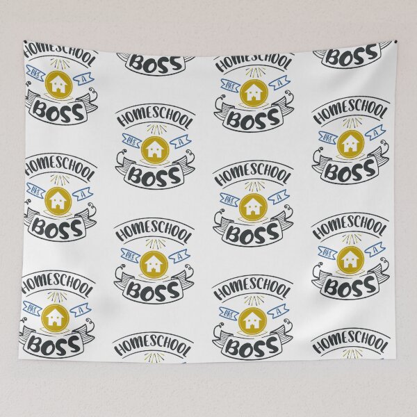 Item preview, Homeshool Like a Boss designed and sold by FOX1999-Design.