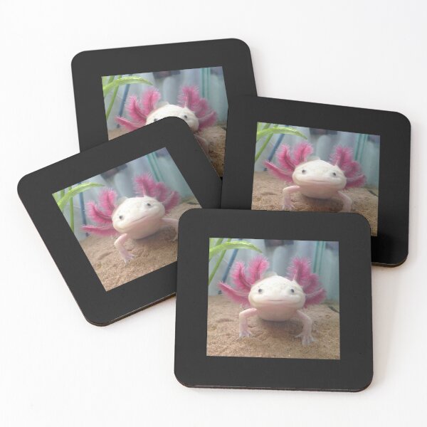 Item preview, Smiling Leucistic Axolotl! Throw Pillow designed and sold by MyArtYourWorld.