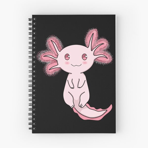 Item preview, Smiling pink axolotl  designed and sold by MyArtYourWorld.