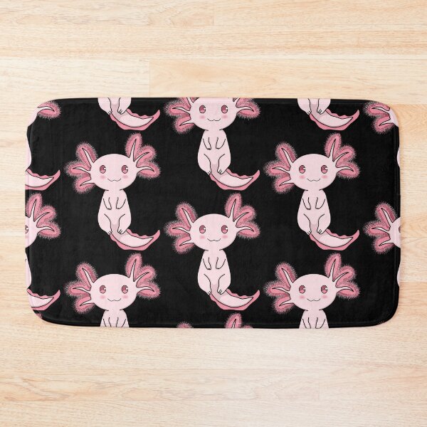 Item preview, Smiling pink axolotl  designed and sold by MyArtYourWorld.