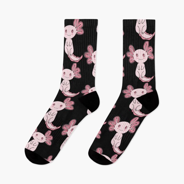 Item preview, Smiling pink axolotl  designed and sold by MyArtYourWorld.