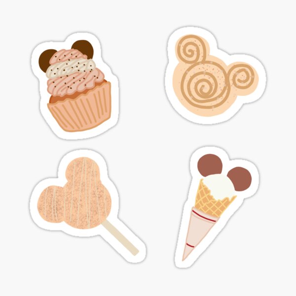 Lollipop Tumbler Cut Ice Cream Fat Quarter Disney Inspired Park Treats Print 100% Cotton Fabric Pretzel