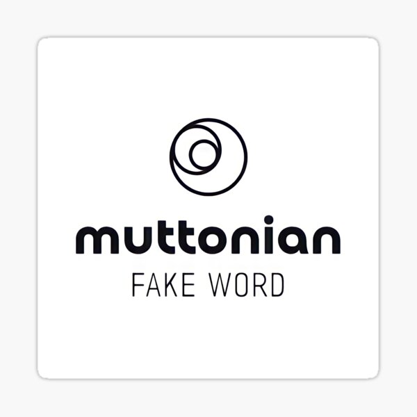 fake-word-sticker-for-sale-by-henhen2-redbubble