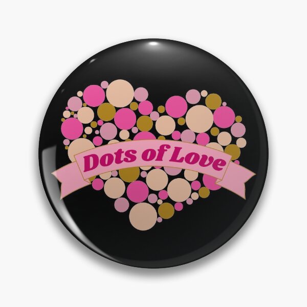 Item preview, Pink Dots of Love Colorful dots dot art designed and sold by Tanya Mihe.