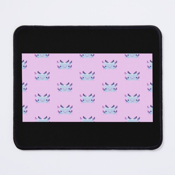 Item preview, Smiling Axolotl Minecraft Mouse Pad designed and sold by MyArtYourWorld.