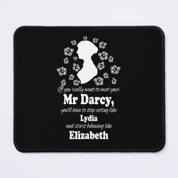 Item preview, Funny Jane Austen Pride and Prejudice Mr. Darcy Lydia Elizabeth designed and sold by TopTeeShop.