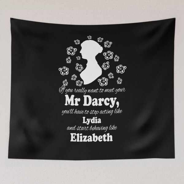 Item preview, Funny Jane Austen Pride and Prejudice Mr. Darcy Lydia Elizabeth designed and sold by TopTeeShop.